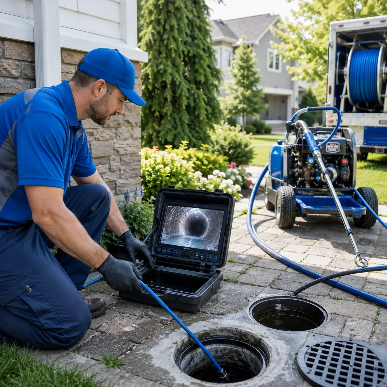 Outdoor drain cleaning professionals serving Midkiff, TX